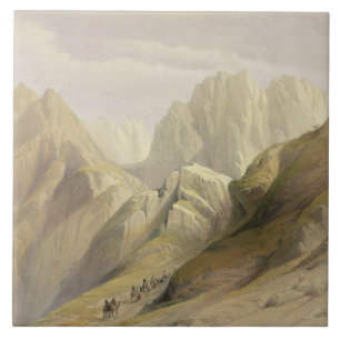 Aufstieg der unteren Strecke Sinai, am 18. Februar Fliese
