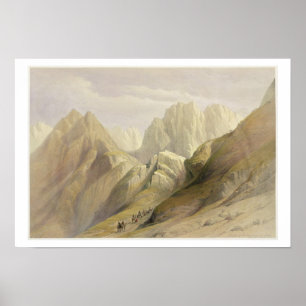Aufstieg der unteren Strecke Sinai, am 18. Februar Poster