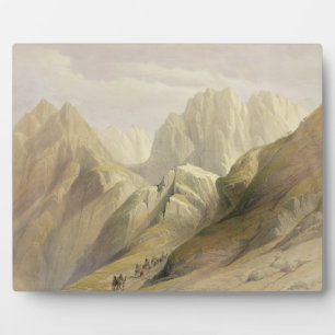 Aufstieg der Unterkette des Sinai, 18. Februar Fotoplatte