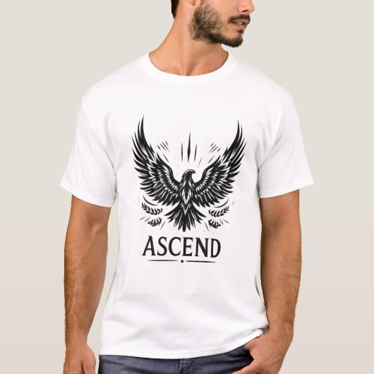 Aufstieg des Adlerblems T-Shirt (Vorderseite)