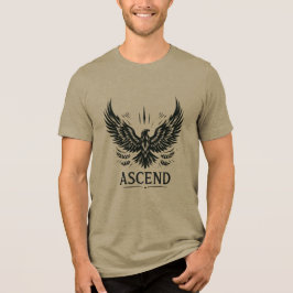 Aufstieg des Adlerblems Tri-Blend Shirt