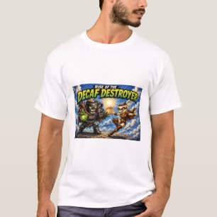 Aufstieg des Decaf-Zerstörer-Coffee-Superhelden-Co T-Shirt