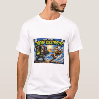 Aufstieg des Decaf-Zerstörer-Coffee-Superhelden-Co T-Shirt