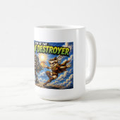 Aufstieg des Decaf-Zerstörer Kaffee Superhelden Co Kaffeetasse (VorderseiteRechts)