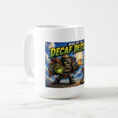 Aufstieg des Decaf-Zerstörer Kaffee Superhelden Co Kaffeetasse (Vorderseite Links)