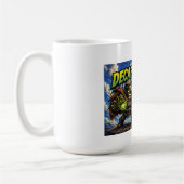 Aufstieg des Decaf-Zerstörer Kaffee Superhelden Co Kaffeetasse (Links)