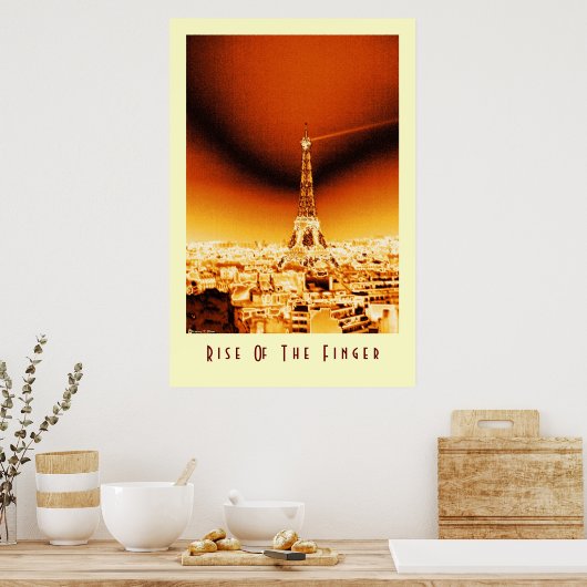 Aufstieg des Finger Poster (Küche)