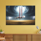 Aufstieg des Geistes durch den Sturm Leinwanddruck (Insitu (Wohnzimmer))