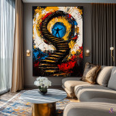 Aufstieg des Geistes - Expressionist Surreal Poster