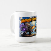 Aufstieg des Montag Monsters – Espresso Vollstreck Kaffeetasse (Vorderseite Links)