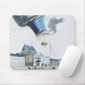 Aufstieg des Montgolfier Bruderheißluftballons Mousepad (Mit Mouse)