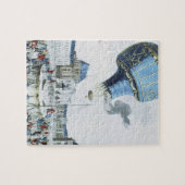 Aufstieg des Montgolfier Bruderheißluftballons Puzzle (Horizontal)