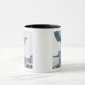 Aufstieg des Montgolfier Bruderheißluftballons Tasse (Zentrum)