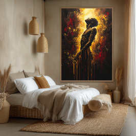 Aufstieg des Souls Zeitgenössischer Expressionist Leinwanddruck