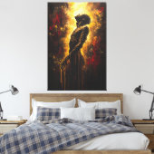 Aufstieg des Souls Zeitgenössischer Expressionist  Leinwanddruck (Insitu (Schlafzimmer))