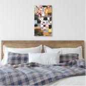 Aufstieg einer Stadt | Paul Klee | Leinwanddruck (Insitu (Schlafzimmer))