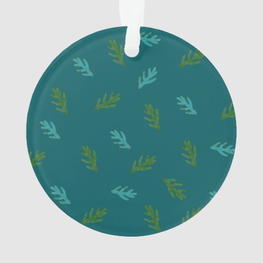 Aufstieg eines Waldes Ornament (Rückseite)