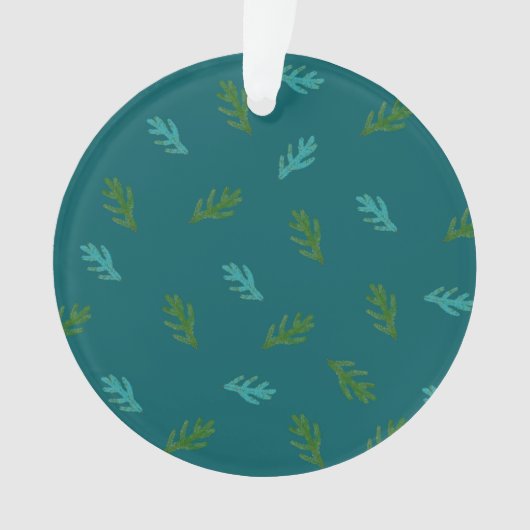 Aufstieg eines Waldes Ornament (Vorderseite)