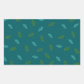 Aufstieg eines Waldes Rechteckiger Aufkleber (Vorderseite)