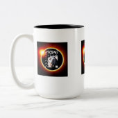 Aufstieg - Es geht um die Klippe! Zweifarbige Tasse (Links)