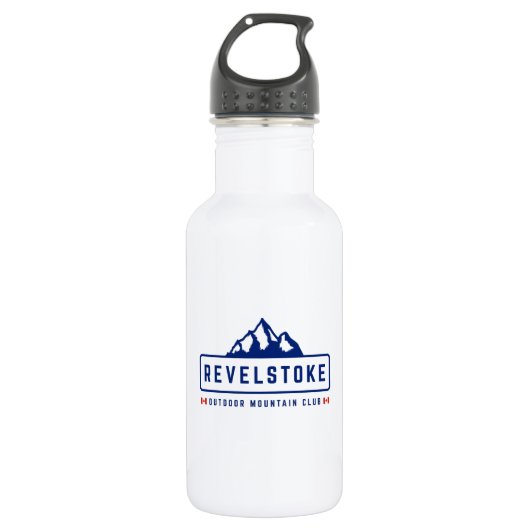 Aufstieg im Freien Edelstahlflasche (Vorderseite)