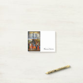 Aufstieg in goldene Wolken Post-it Klebezettel (Auf Schreibtisch)