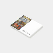 Aufstieg in goldene Wolken Post-it Klebezettel (angewinkelt)