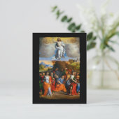 Aufstieg in goldene Wolken Postkarte (Stehend Vorderseite)