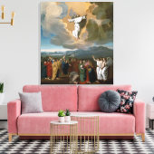 Aufstieg (Jesus Christus steigt in den Himmel auf Leinwanddruck (Insitu (Wohnzimmer))
