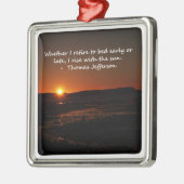 Aufstieg mit The Sun Silbernes Ornament (Links)