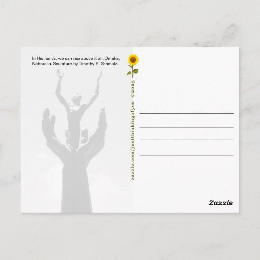 Aufstieg oben, Omaha, NE - Postkarte (Rückseite)