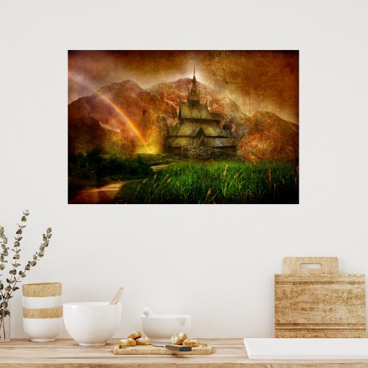 Aufstieg oben poster (Küche)