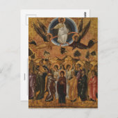 Aufstieg Orthodox Christlich Byzantine Pascha Icon Postkarte (Vorne/Hinten)