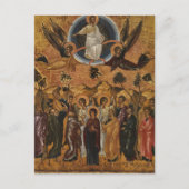 Aufstieg Orthodox Christlich Byzantine Pascha Icon Postkarte (Vorderseite)