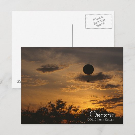 Aufstieg Postkarte (Vorne/Hinten)