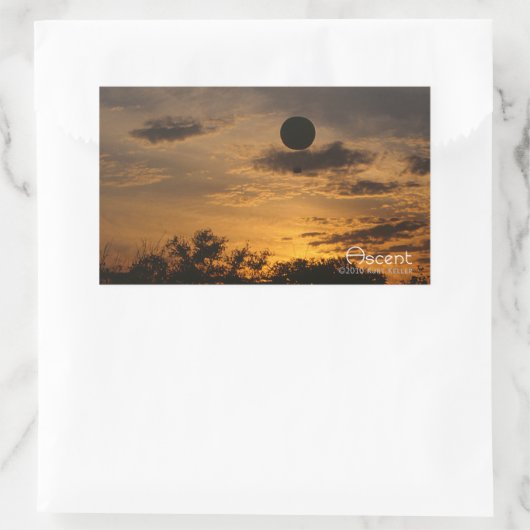 Aufstieg Rechteckiger Aufkleber (Tasche)