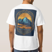 Aufstieg über dem Sturm T-Shirt (Rückseite)