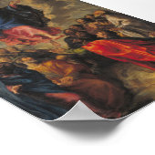 Aufstieg über den Menschenmassen Poster (Ecke)