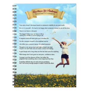 Aufstieg über die Herausforderungen des Lebens - S Notizblock