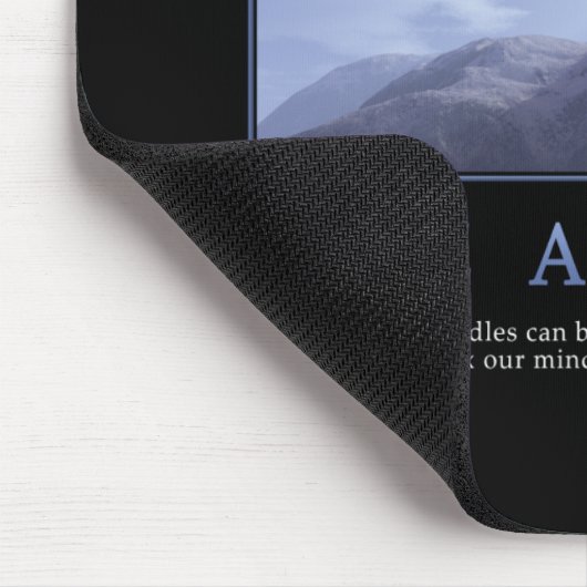 Aufstieg über ihm Mousepad (Ecke)