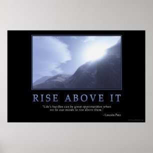 Aufstieg über ihm poster
