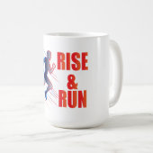 Aufstieg und Ausführen Kaffeetasse (VorderseiteRechts)