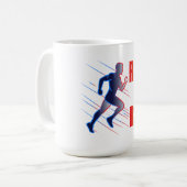 Aufstieg und Ausführen Kaffeetasse (Vorderseite Links)