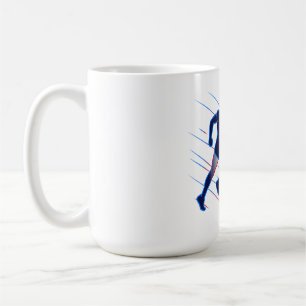 Aufstieg und Ausführen Kaffeetasse