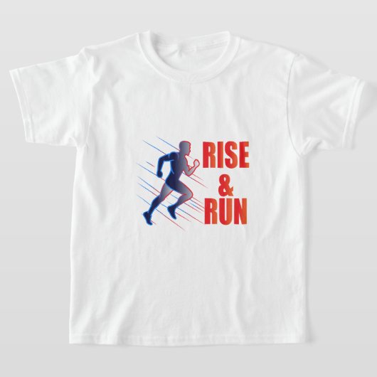 Aufstieg und Ausführen T-Shirt (Ablage )