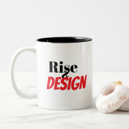 Aufstieg und Design Zweifarbige Tasse