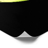 Aufstieg und dünne sonnige Schnecke Puppe Dark BG Poster (Ecke)