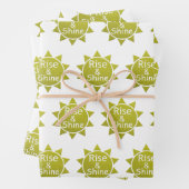 Aufstieg und Einschnitt von Kunstdrucken Geschenkpapier Set (Beispiel)