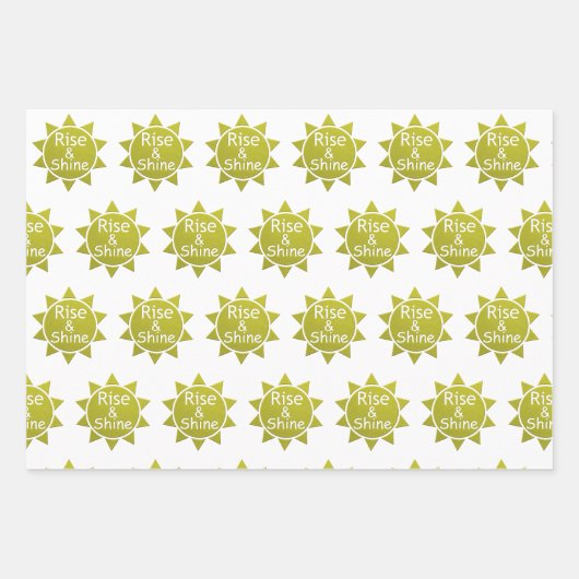 Aufstieg und Einschnitt von Kunstdrucken Geschenkpapier Set (Vorderseite)