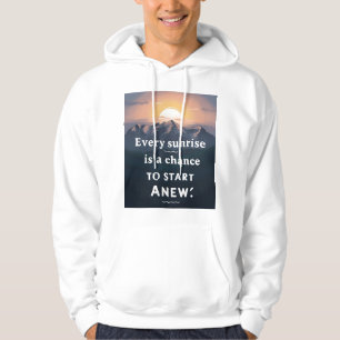 Aufstieg und Erneuerung: Inspirationsstimmung Hoodie